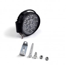 Світлодіодна кругла фара LED (робоче світло) 42 Вт/14 діодів 6000К Широкий промінь  Фари та ліхтарі 